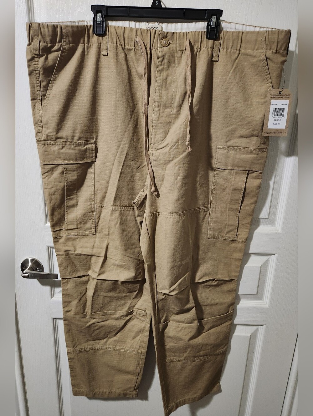 FRYE AND CO. Khaki/Tan Men's Utility Cargo Pants 44x30